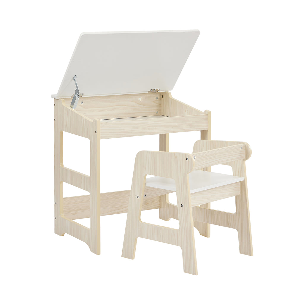    LHT5604-kids-scandi-study-desk-and-chair-set-product-desk-lid-open-2