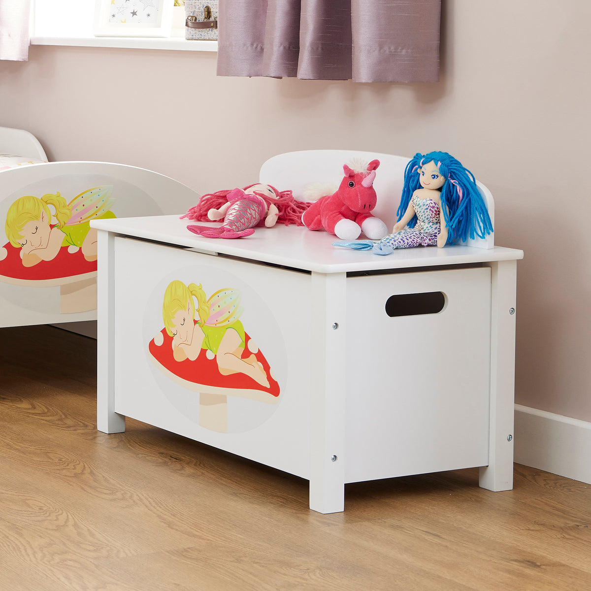 Kid s Wooden Fairy Toy Box