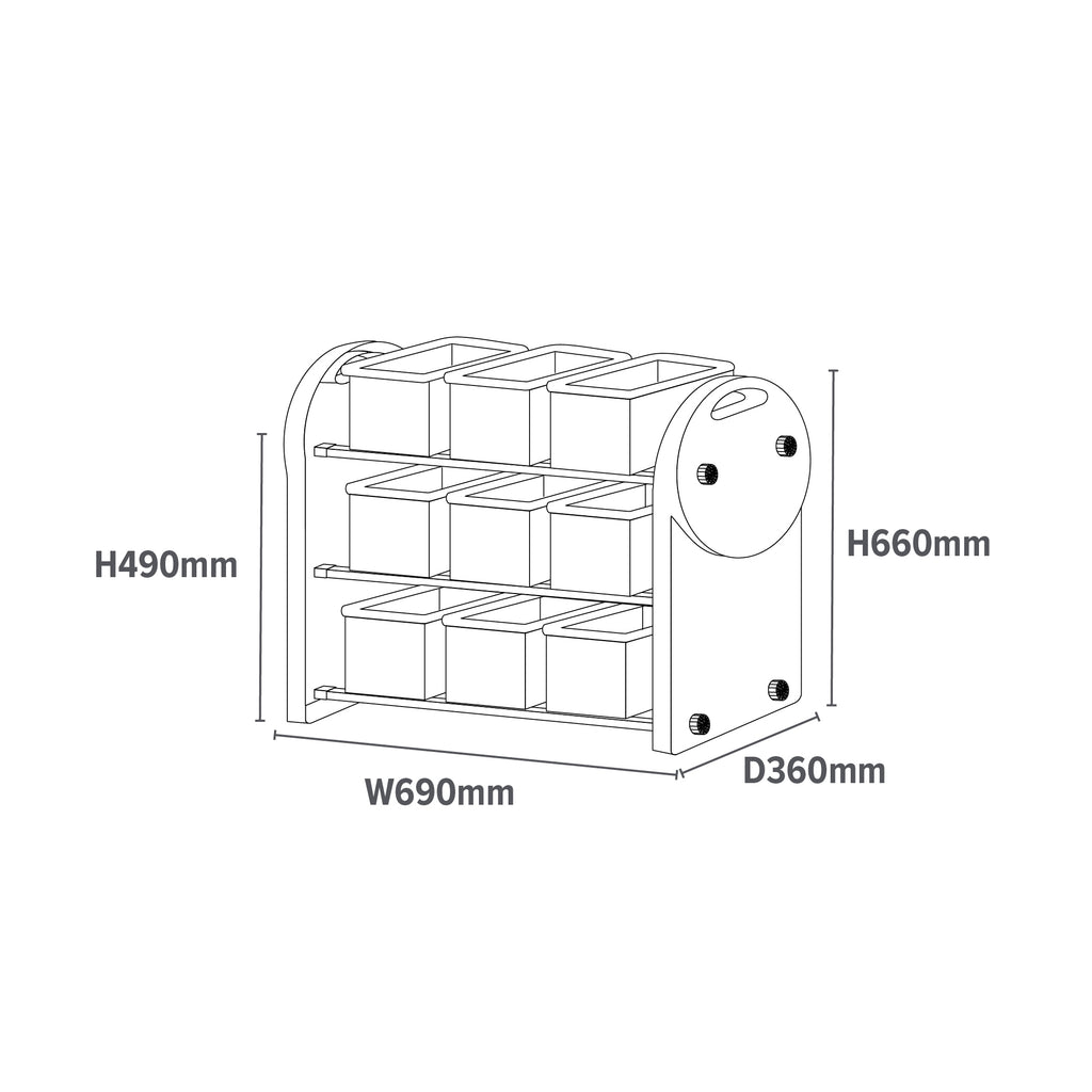 410-9-bin-storage-organiser-dimensions