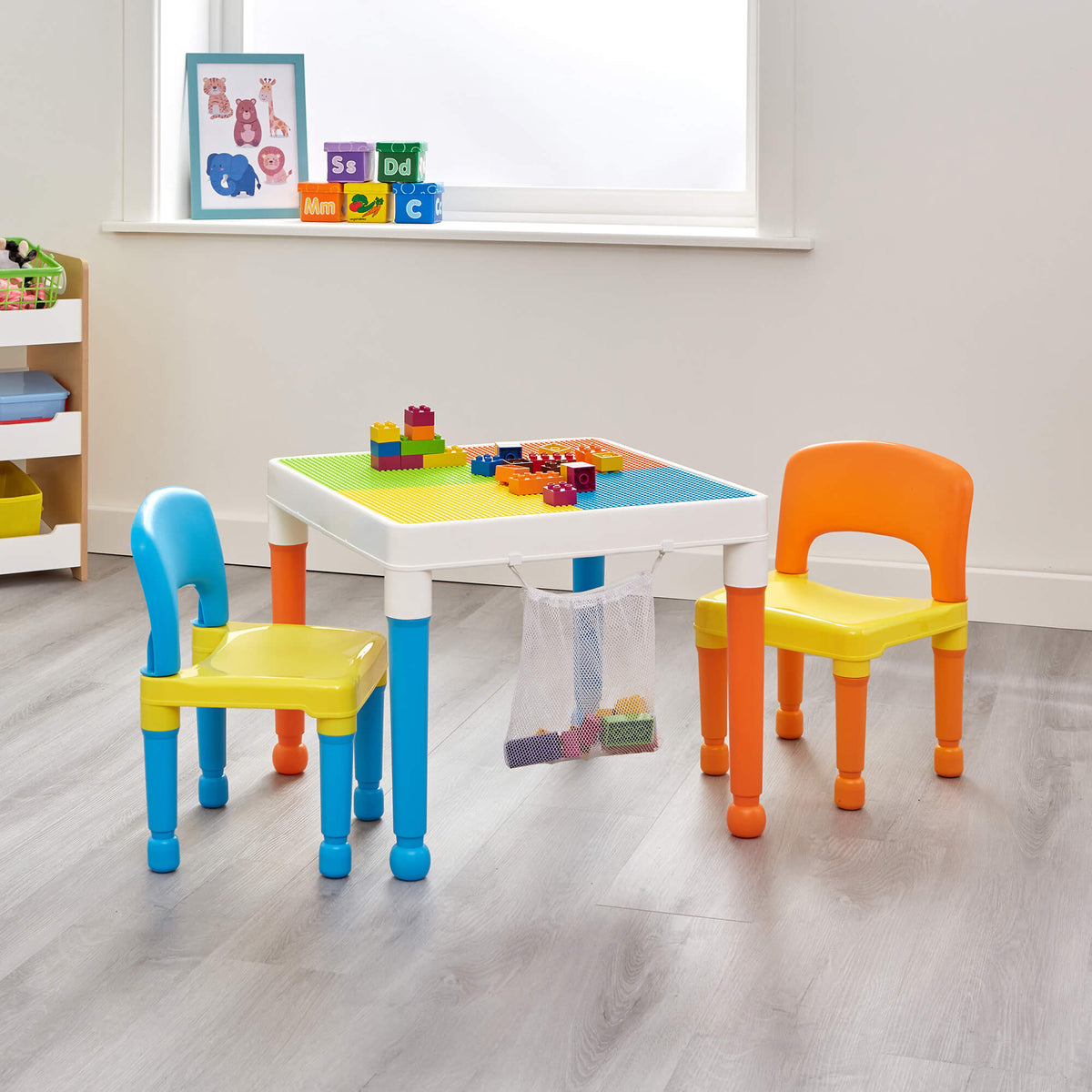 Children's multi purpose table shop and chairs