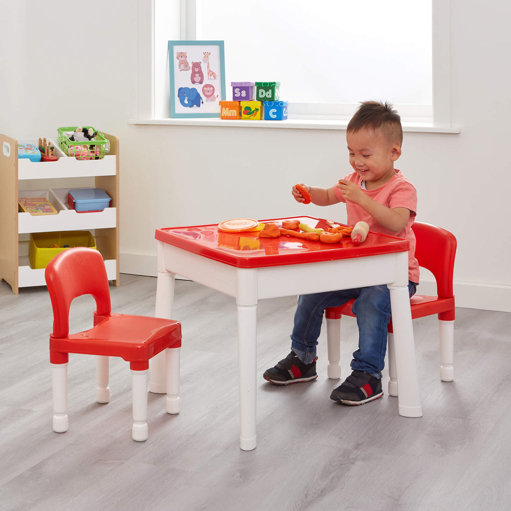    698FB-6-in-1-activity-table-and-2-chairs-lifestyle-red-top-Jamie