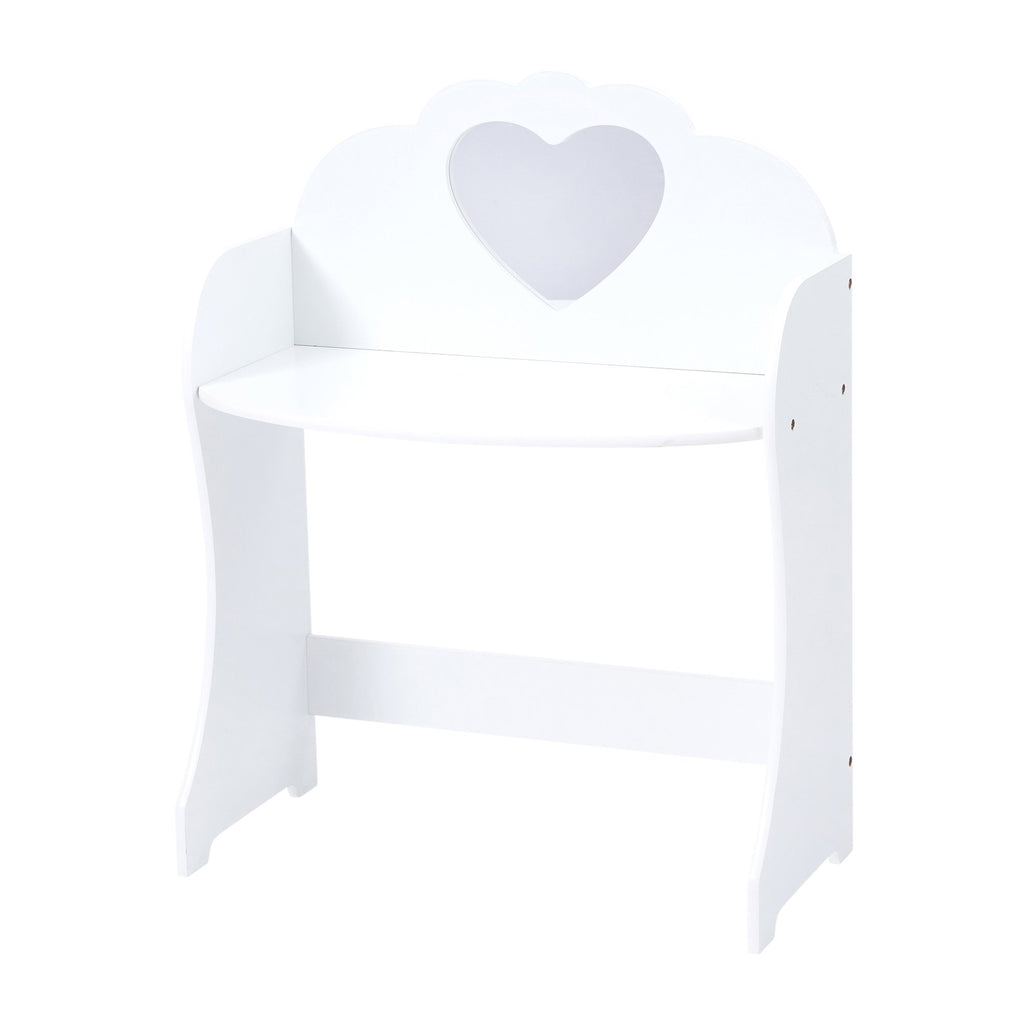 TF5301-white-dressing-table-with-heart-shaped-mirror-table