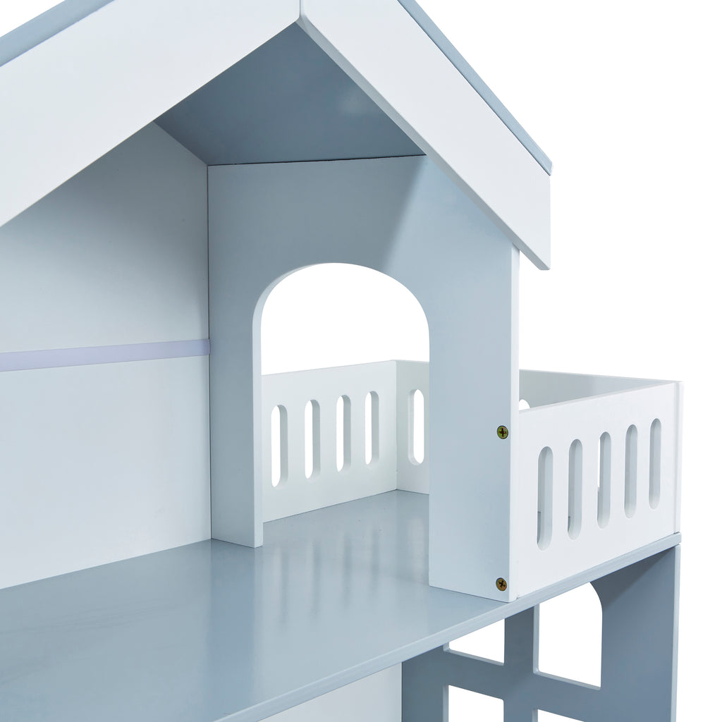    LHTZ005-grey-dolls-house-bookcase-with-balcony-close-up-balcony-door