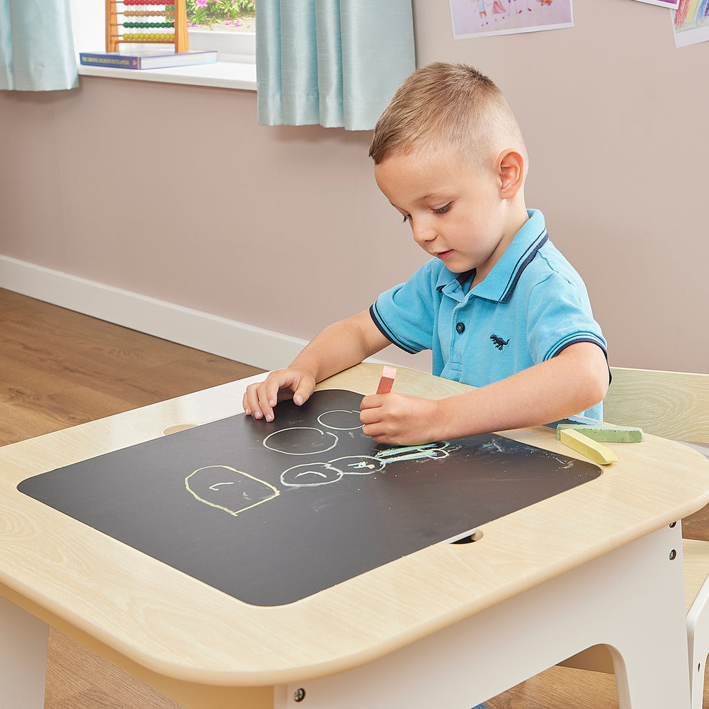 LHT5753-kids-3-in-1-storage-table-and-chair-set-lifestyle-close-up-chalkboard-ollie-1