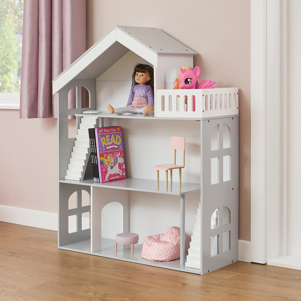      LHTZ005-grey-dolls-house-bookcase-with-balcony-lifestyle-emilia-1
