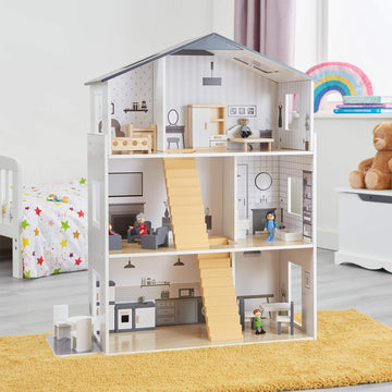 Roleplay Doll House with Furniture - Dolls & Accessories
