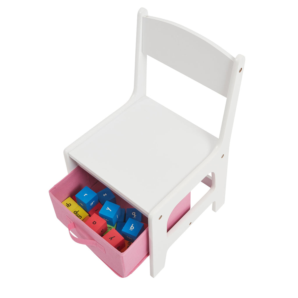 TF5412-W-white-table-and-chair-pink-storage-drawer-open